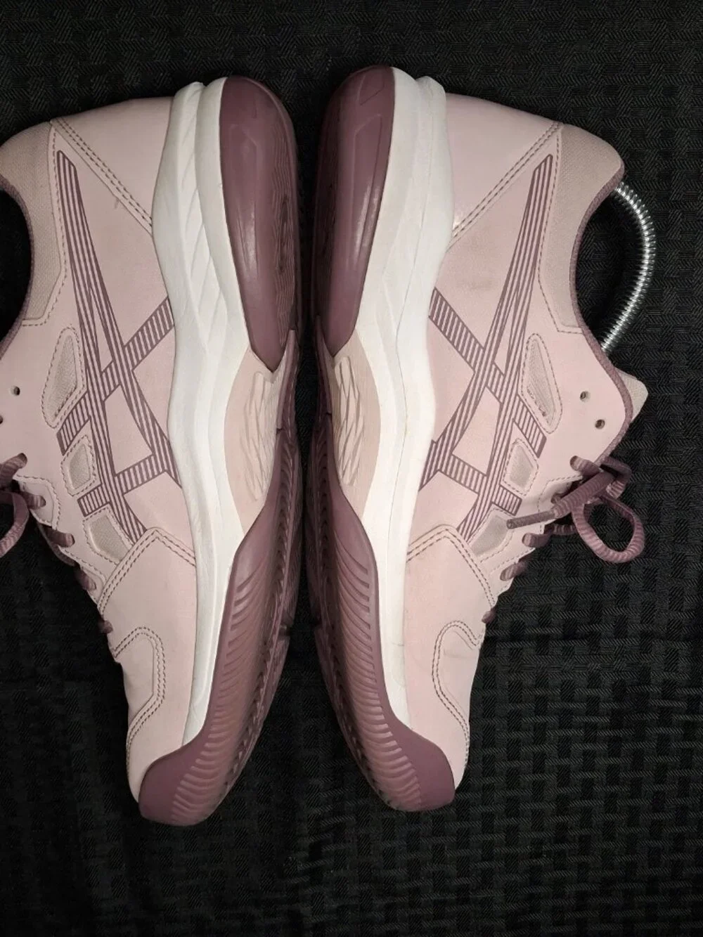 Asics Gel-Renma Women's Pickleball Shoes sz 9 Watershed Rose Dusty Mauve EUC
